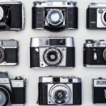 Cameras - Nine Black-and-gray Cameras
