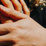 Smartwatches - A man and woman holding hands in a wedding dress